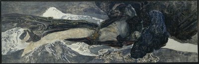 フライングデーモン、1899 作： Mikhail Aleksandrovich Vrubel