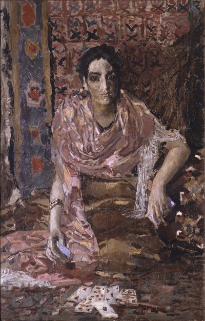 フォーチュンカウンター、1895 作： Mikhail Aleksandrovich Vrubel