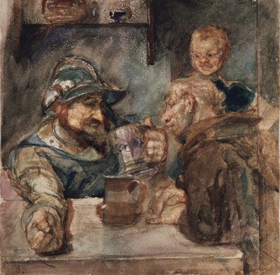 ビールタンカード以上、1883年 作： Mikhail Aleksandrovich Vrubel