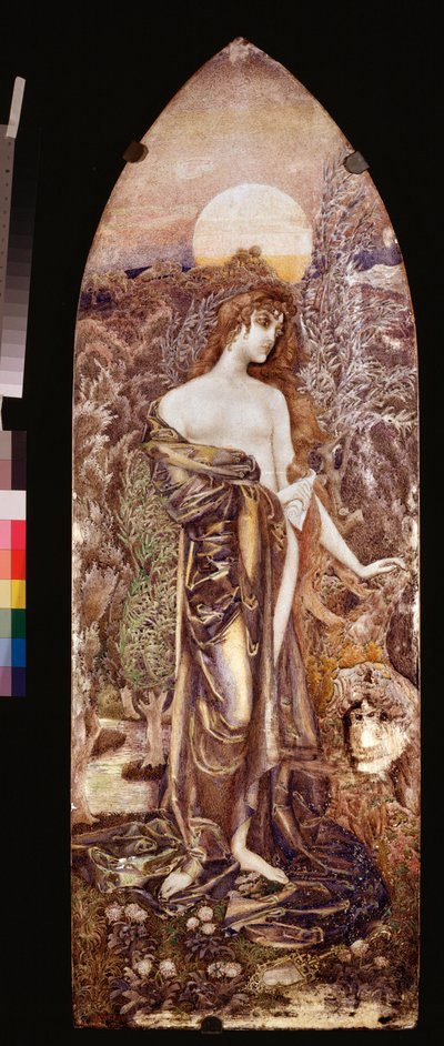 哲学 (哲学) - ミハイル アレクサンドロヴィッチ ヴルベル (ヴルベル) (1856-1910) の作品、水彩 作： Mikhail Aleksandrovich Vrubel