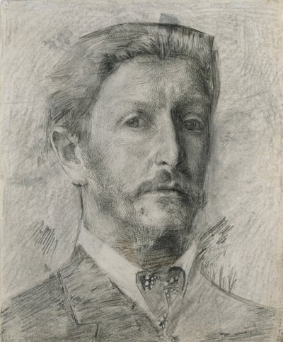 自画像、1904-1905 作： Mikhail Aleksandrovich Vrubel
