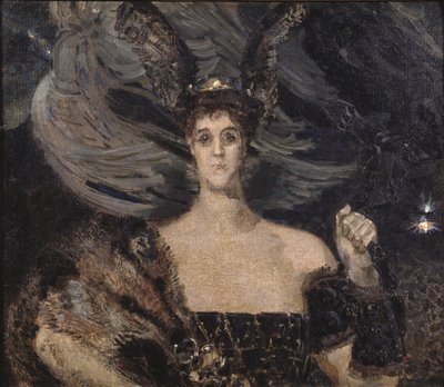 ヴァルキリー。芸術家で常連客のマリア・テニシェワ伯爵夫人の肖像1867-1928、1899 作： Mikhail Aleksandrovich Vrubel