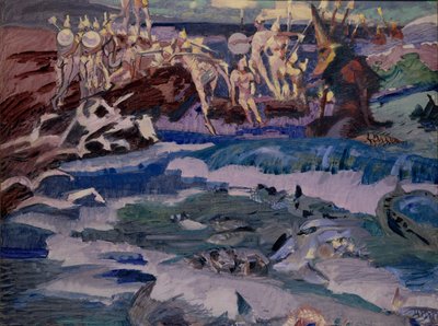 33のボガティアーズ、1901 作： Mikhail Aleksandrovich Vrubel