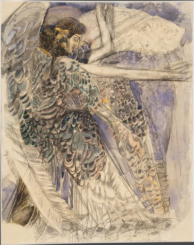 セラフ、1904-1905。 作： Mikhail Aleksandrovich Vrubel