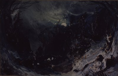 オペラ「魔人の力」の舞台美術（A.Serov作）1871年 作： Mikhail Ilyich Bocharov