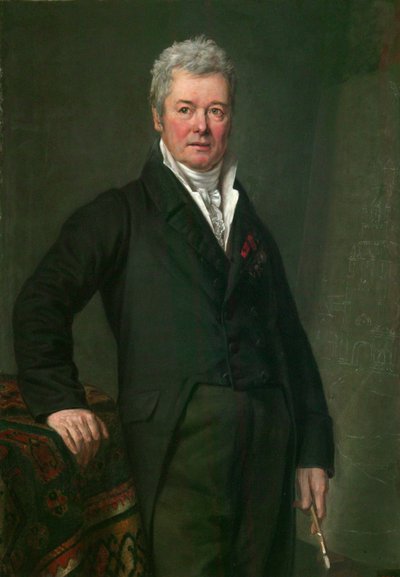 アーティストの肖像画フョードルアレクセエフ1753-1824、1820 作： Mikhail Ivanovich Terebenev