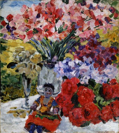 花と人形、1916 作： Mikhail Nikolayevich Yakovlev