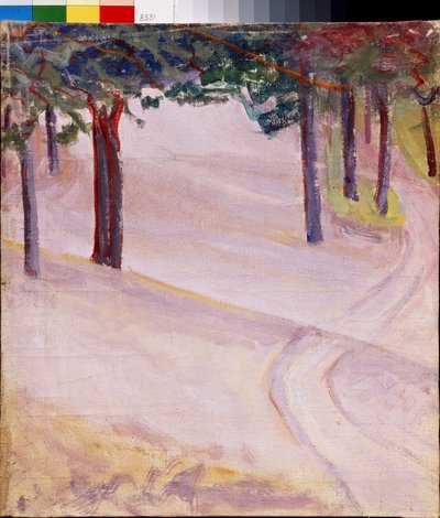 風景 作： Mikhail Vasilievich Matyushin