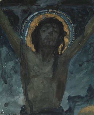 十字架上のキリスト 作： Mikhail Vasilievich Nesterov
