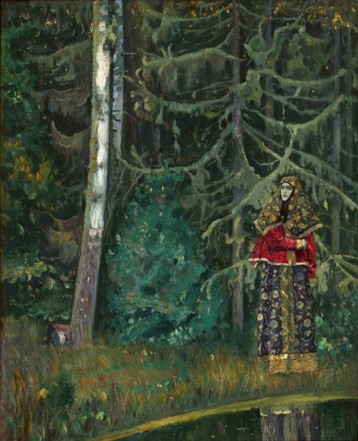 おとぎ話、1921年 作： Mikhail Vasilievich Nesterov