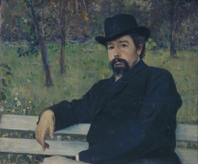 画家ニコライ・アレクサンドロヴィチ・ヤロシェンコの肖像 作： Mikhail Vasilyevich Nesterov
