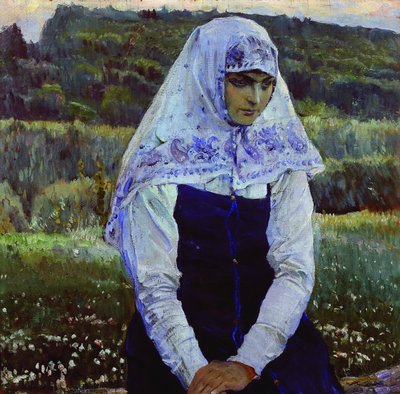 キリストの花嫁 作： Mikhail Vasilievich Nesterov
