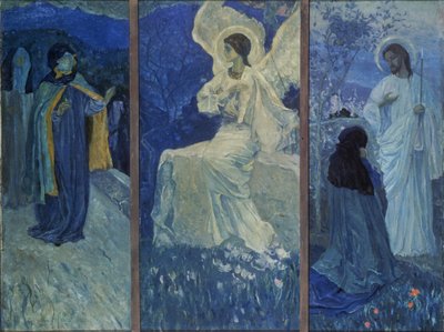 復活の三連祭壇画 作： Mikhail Vasilievich Nesterov