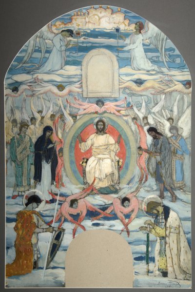 救われた救世主、1905年 作： Mikhail Vasilievich Nesterov
