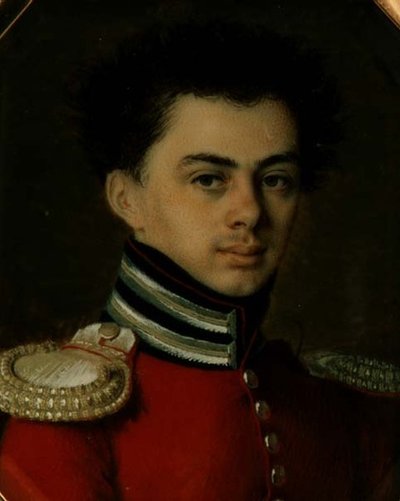 ニコライ・シェペレフ（b.1798）の肖像 作： Mikhail Zatsepin