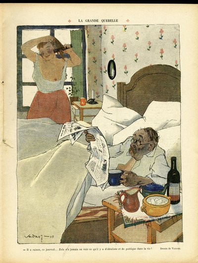 レディングのミクロス・ヴァダス（1884-1927）によるイラスト 作： Miklós Vadász