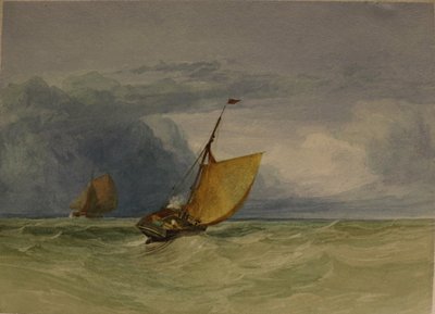 疾風, 制作年不詳（紙に水彩、鉛筆） 作： Miles Edmund Cotman