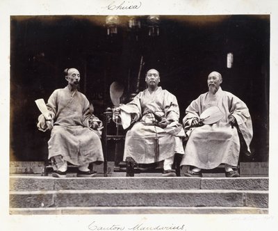 カントン・マンダリン 1860年代頃 （アルビネン・プリント） C.1860s 作： Milton M. Miller
