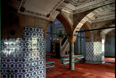 ルステム・パチャ・モスクの内観（1560-1564年 作： Mimar Sinan