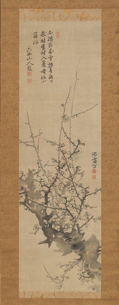 梅の花、18～19世紀。 作： Minagawa Kien