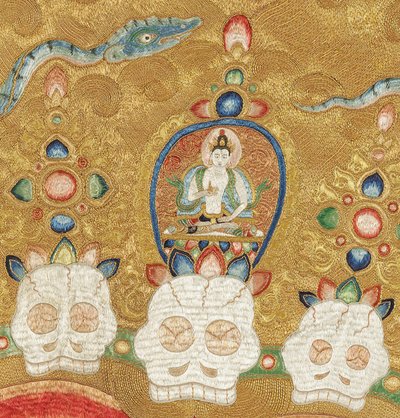 皇室刺繍シルクタンカの詳細 作： Ming Dynasty Chinese School