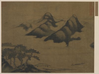 横向き 作： Ming Dynasty Chinese School