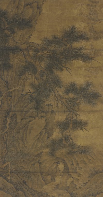 パインとブルック 作： Ming Dynasty Chinese School
