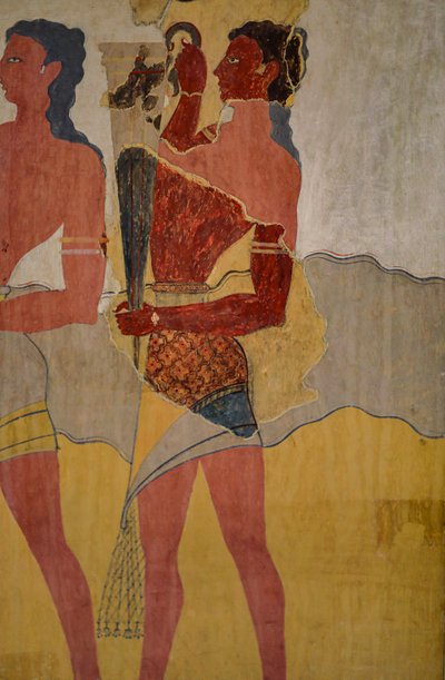 行列のフレスコ画の再建 作： Minoan