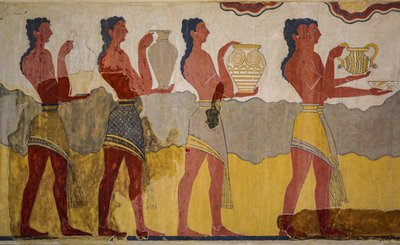 行列のフレスコ画の再建 作： Minoan