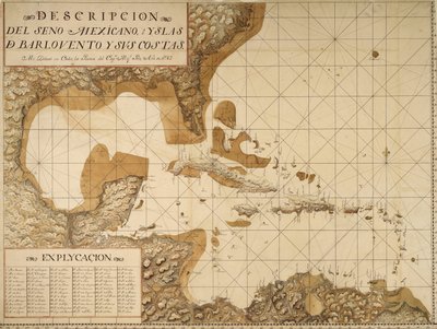 メキシコ湾とカリブ海諸島の海図 作： Miol Polo