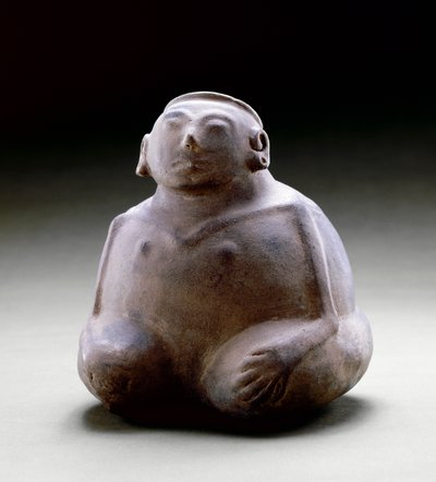 人間の有効な容器、1300-1500（セラミック） 作： Mississippian culture