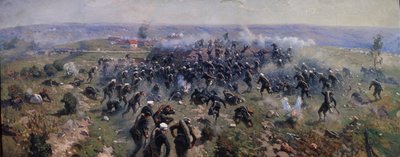 1877 年 10 月 24 日のゴルニ ドゥブニクの戦い、1914 年 作： Mitrofan Borisovich Grekov