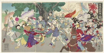 平壌大作戦 平城最戦争の図 作： Mitsukata