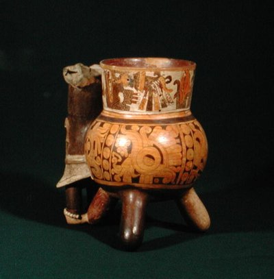 三脚用ポット（陶器） 作： Mixtec Puebla Mixtec Puebla