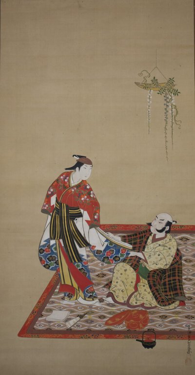 侍 案ｄ 若衆 節 と 若衆、 エアｒｌｙ １８ｔｈ 線つｒｙ。 作： Miyagawa Issho