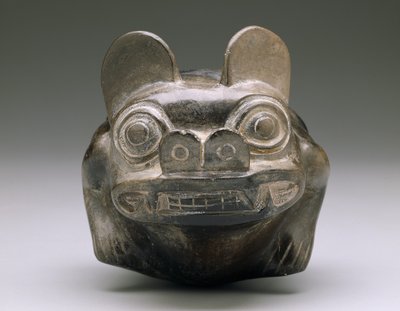 複合動物ボウル、初期中期、モチェフェーズI-II、c.1-200 AD（セラミック） 作： Moche Moche