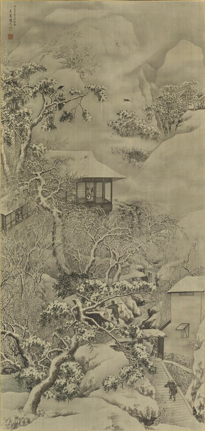雪景色 作： Mochizuki Gyokusen