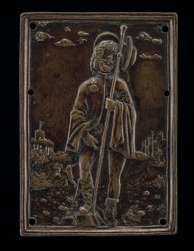 Saint Rochus Roche、15 世紀後半から 16 世紀初頭。 作： Moderno