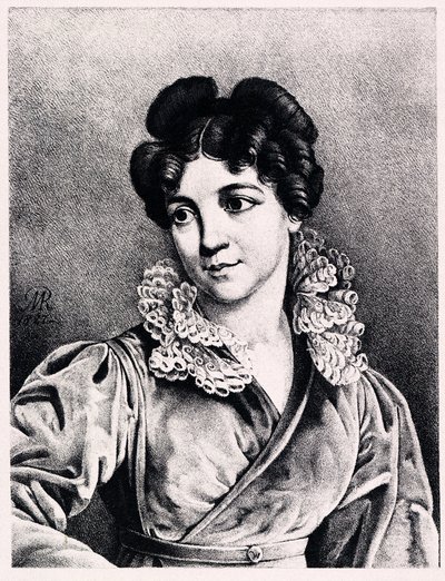 伯爵夫人プラスコヴィア・ペトロヴナ・クタイソワの肖像 1784-1870, 1827 作： Modest Dmitryevich Rezvoy