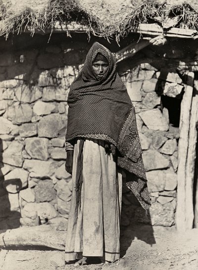 ファシズムの時代に帝国を築く。アッサリとした女性、1936年09月05日（モノクロ写真 作： Modestino Baldinetti