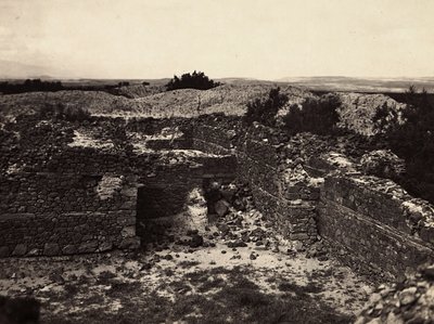 ファシズムの時代に帝国を築くアドゥリスの太陽の神殿のアクスム遺跡、1936年09月05日（モノクロ写真 作： Modestino Baldinetti