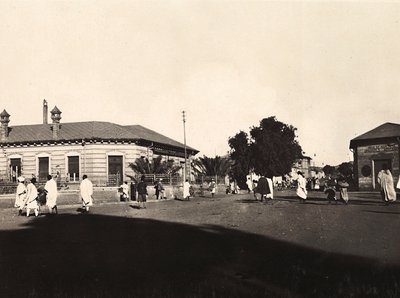 ファシズムの時代に帝国を築く：アスマラの電気会社、1936年9月5日（モノクロ写真 作： Modestino Baldinetti