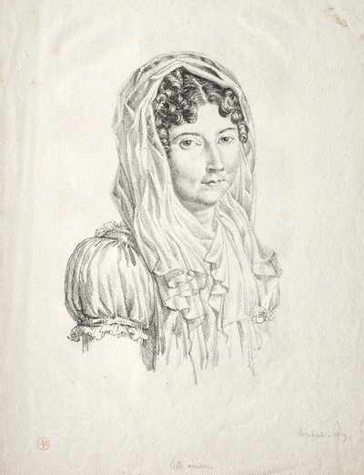 女性の肖像 作： Moisbach