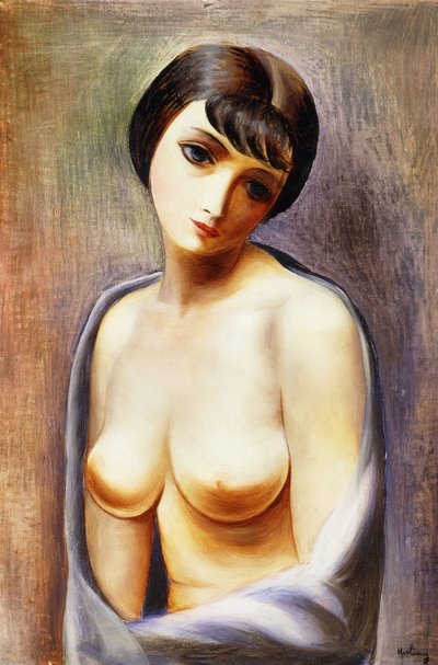 少女の胸像 作： Moise Kisling