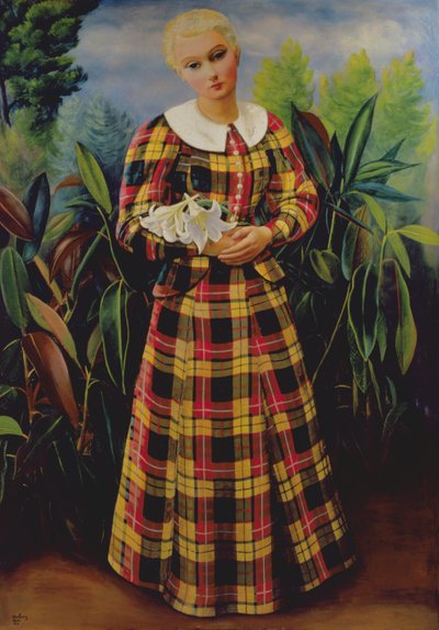 コレット・ド・ジュヴネル、愛称ベル・ガズー 作： Moise Kisling
