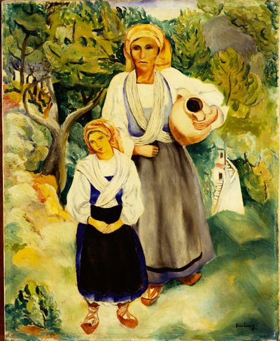イタリア農民 作： Moise Kisling