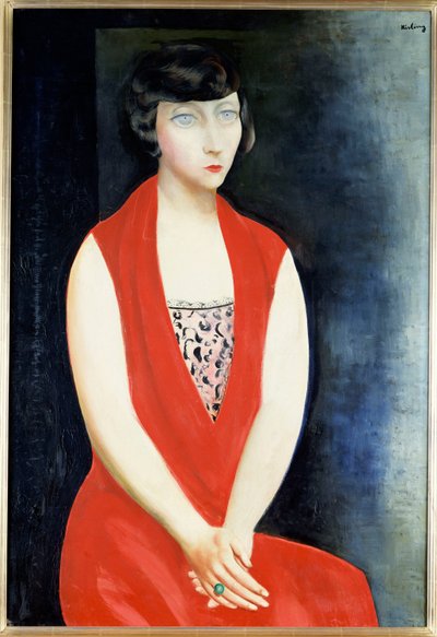 ミス・シルヴィ 作： Moise Kisling