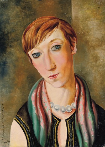 マダム・ルネ・キスリングの肖像 作： Moise Kisling