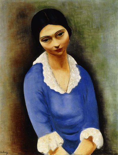 ブライロフスキー夫人の肖像 作： Moise Kisling