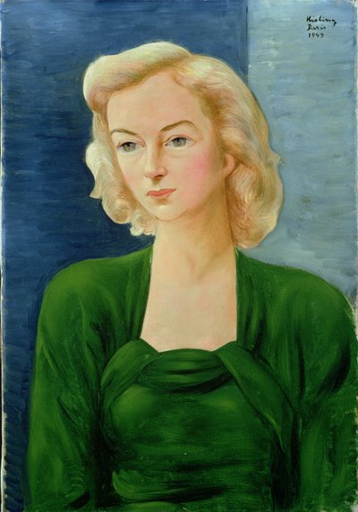 マダム・マルタンの肖像 作： Moise Kisling